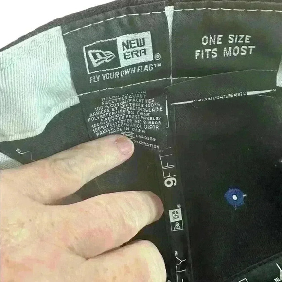 Kansas City Royals New Era Blue White One Size Fits Most 9Fifty Baseball Hat Cap - Picture 7 of 9